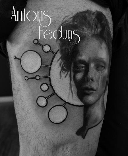 Tattoos - Futuristic Portrait - 94285